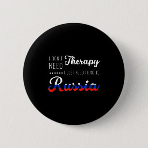 Lustiger Russland Sommerurlaub Reise Souvenir Zita Button