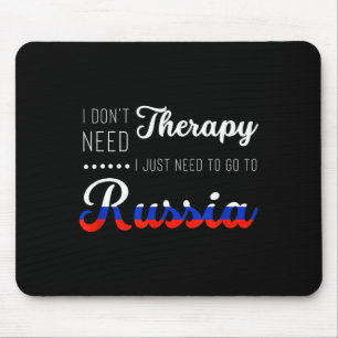 Lustiger Russland Sommerurlaub Reise Souvenir Zita Mousepad