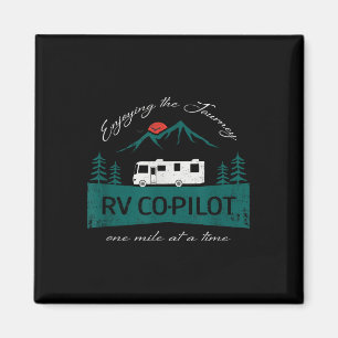 Lustiger RV-Copilot Wohnmobil Camping  Magnet
