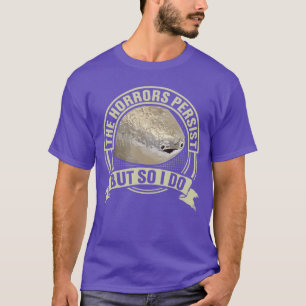 Lustiger Sacabambaspis-Fisch-Meme-Horrors bleiben T-Shirt