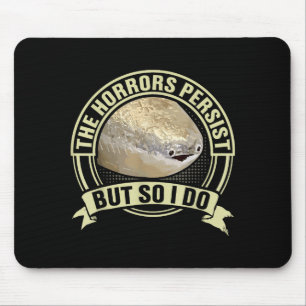 Lustiger Sacabambass-Fisch-Meme-Greuel bestehen we Mousepad