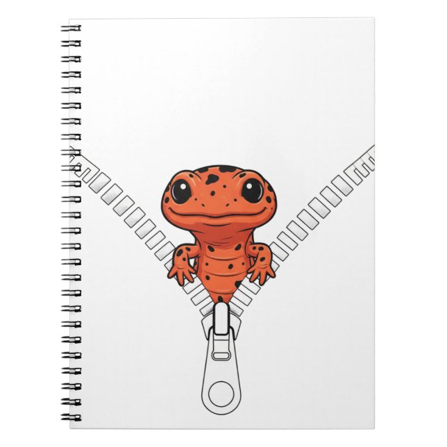 Lustiger Salamander Blick  Notizblock (Vorderseite)