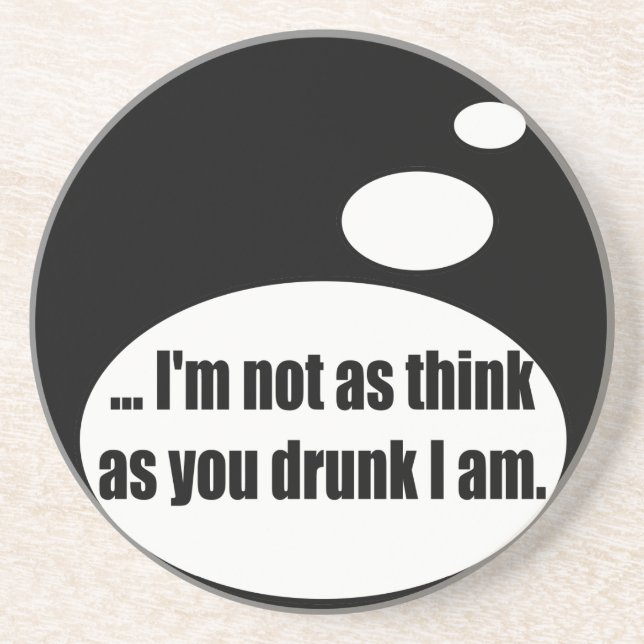 Lustiger Sandstein-Untersetzer Untersetzer (Vorne)