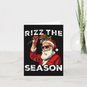Lustiger Santa Meme Rizz The Season Witz Herren We Karte