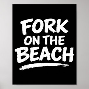 Lustiger Sarkasmus-Gag Humor Strand Witz Unterhalt Poster