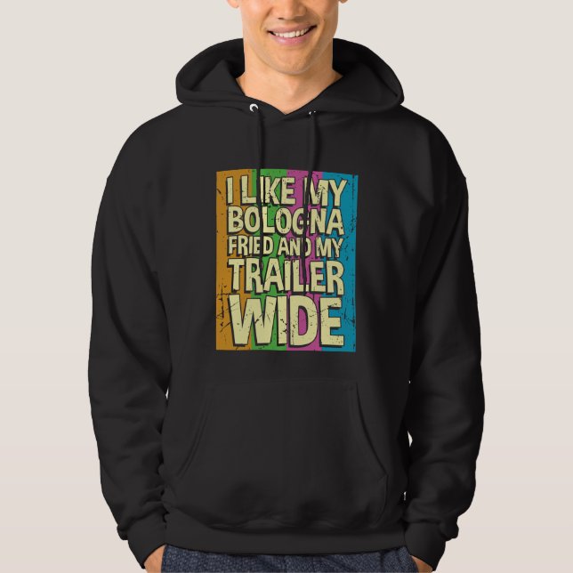 Lustiger sarkastischer Camper - Redneck-Camping Hoodie (Vorderseite)