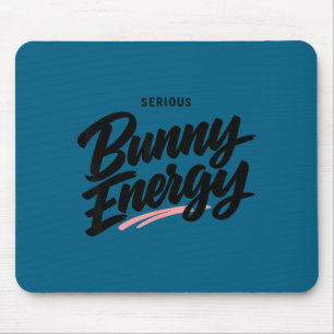 Lustiger sarkastischer Hase Ostern Zitat trendy Fr Mousepad