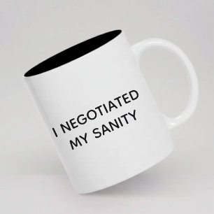 Lustiger sarkastischer Zitat-Kaffeebecher-Geschenk Zweifarbige Tasse