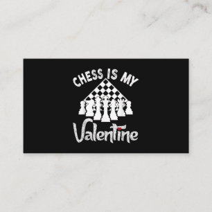 Lustiger Schach Ist Mein Valentinstrainer Spieler Visitenkarte