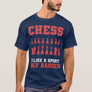 Lustiger Schach Sport Schachlehrer lustig T-Shirt