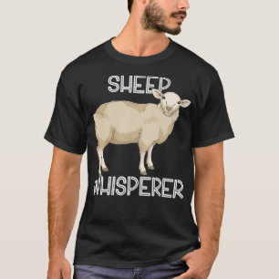 Lustiger Schaf-Flüsterer-Landwirtschafts-Tier-Baue T-Shirt