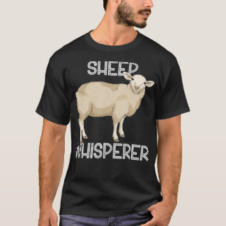 Lustiger Schaf-Flüsterer-Landwirtschafts-Tier-Baue T-Shirt