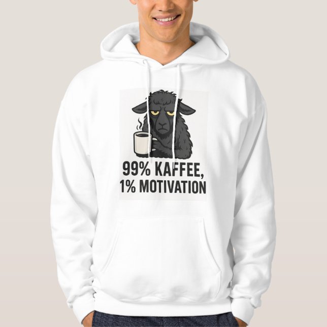 LUSTIGER SCHAF HOODIE (Vorderseite)