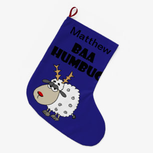 Lustiger Schafe Bah Großer Weihnachtsstrumpf