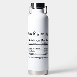 Lustiger Scheidungshumor Endlich Frei AF Neue Anfä Trinkflasche