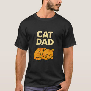 Lustiger schlafender orangefarbener Kitzdesign für T-Shirt