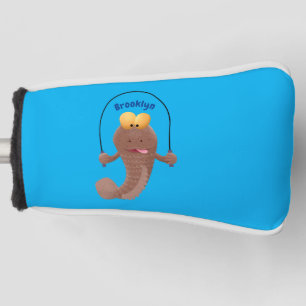 Lustiger Schlammspringer-Fisch-Cartoon  Golf Headcover