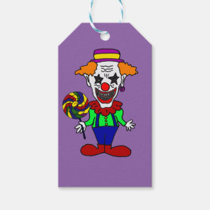 Lustiger schlechter Clown, der Geschenkanhänger