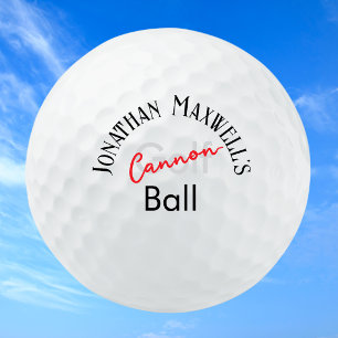 Lustiger schlechter Golfer-Witz Fettgedruckte Typo Golfball