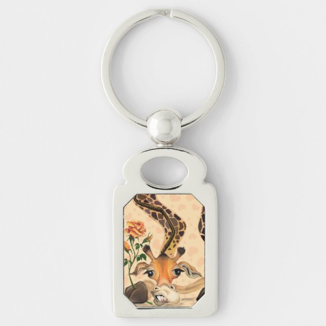 Lustiger Schlüsselanhänger-Geschenk mit romantisch Schlüsselanhänger (Vorderseite)