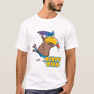 lustiger schmutziger Vogel unartiger Tukan Cartoon T-Shirt