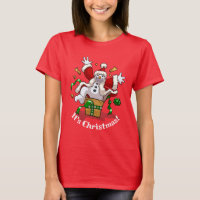 Lustiger Schneemann, es ist Weihnachten! Große Übe