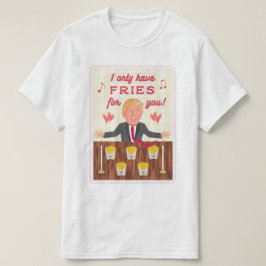 Lustiger Schnellimbiß Donald Trump brät T-Shirt