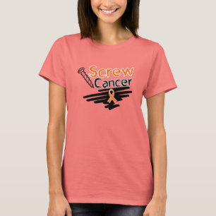 Lustiger Schrauben-Leukämie-Krebs T-Shirt
