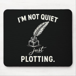 Lustiger Schriftsteller, der Romanschriftsteller A Mousepad