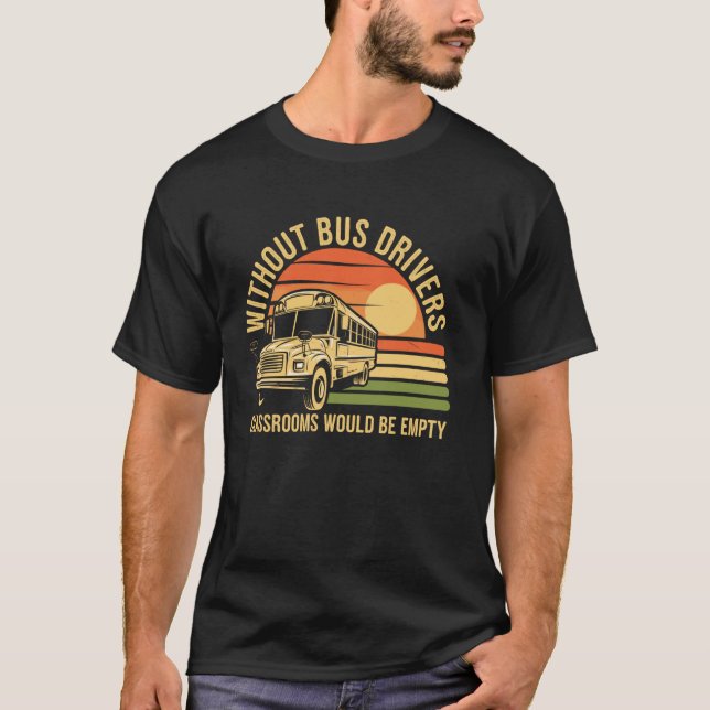 Lustiger Schulbusfahrer T-Shirt (Vorderseite)