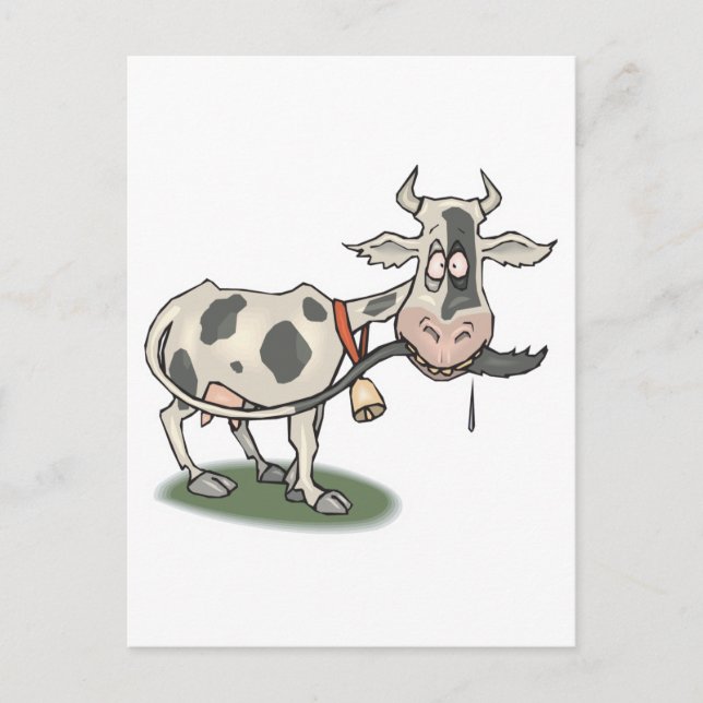 lustiger Schwanz Postkarte (Vorderseite)