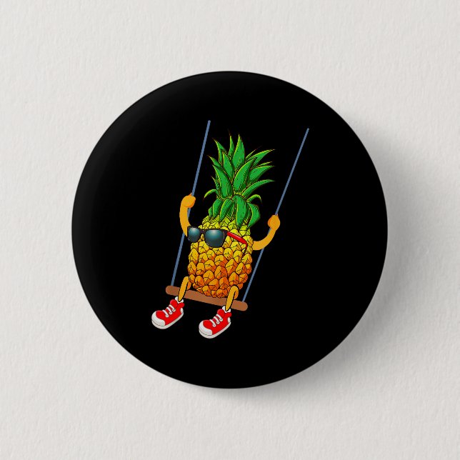 Lustiger schwingender Ne Swinger  Button (Vorderseite)