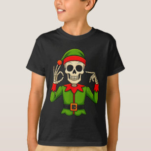 Lustiger Sechs Sieben 67 Meme 6 7 Weihnachtself Ha T-Shirt