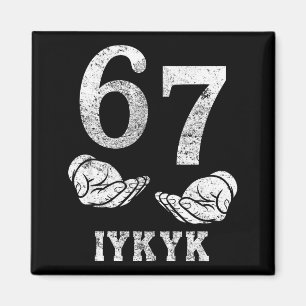 Lustiger sechs sieben 6 7 Meme g alpha Slang wenn  Magnet