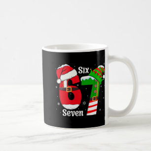 Lustiger Sechs Sieben 6 7 Meme Gen Alpha Slang San Kaffeetasse
