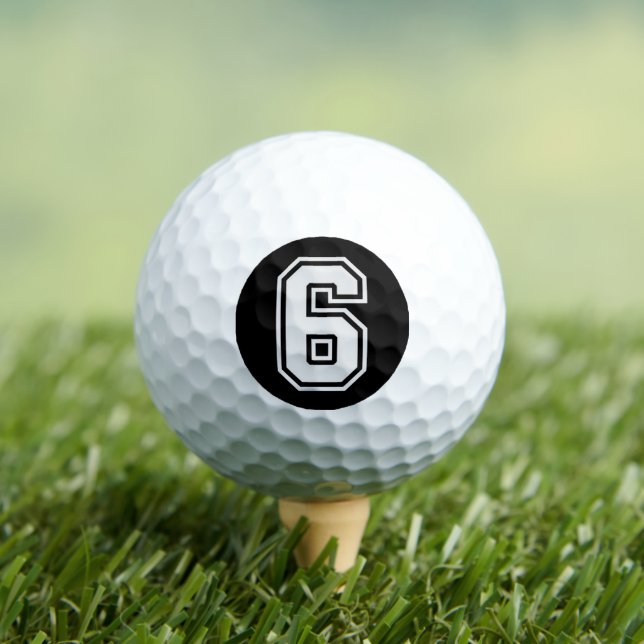 Lustiger Sechs Sieben 6 7 Meme  Golfball (Insitu T-Shirt)