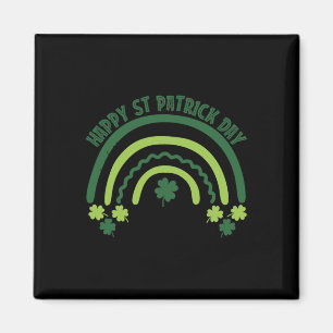 Lustiger Shamrock-Brust-Regenbogen-Irische St. Pat Magnet