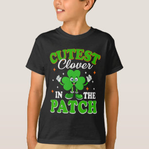Lustiger Shamrock Süßestes Kleeblatt im Fleck St.  T-Shirt