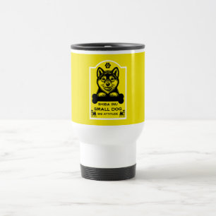 Lustiger Shiba Inu Hundeliebhaber Reisebecher