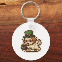 Lustiger Shih Tzu St.Patrick's Day