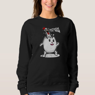 Lustiger Siegshuhn für Frauen Sweatshirt