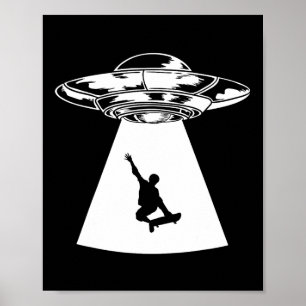 Lustiger Skateboarder Cooler Skater Skateboarding- Poster