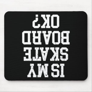Lustiger Skater und Skate-Design für Skateboarder Mousepad
