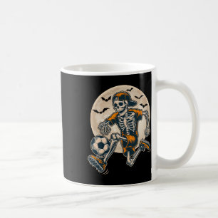Lustiger Skelett Fußball Männer Jungen Kinder Hall Kaffeetasse