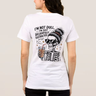 Lustiger Skelett-Kaffee-Liebhaber – Entzückend Tri-Blend Shirt