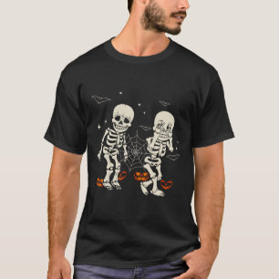 Lustiger Skelett-Kinder-Griddy-Tanz Halloween-Stre T-Shirt