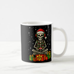 Lustiger Skelett-Spielcontroller Weihnachtsbeleuch Kaffeetasse