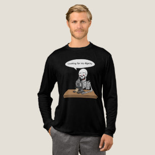 Lustiger Skelett sucht Würde Tri-Blend Shirt