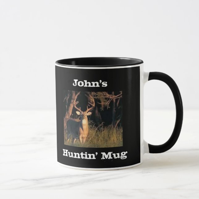 Lustiger Slogan kundengebundene Namensjagd Tasse (Rechts)