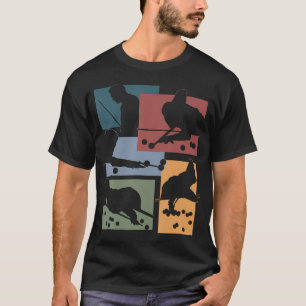 Lustiger Snooker Billardspieler Eight Ball Design T-Shirt